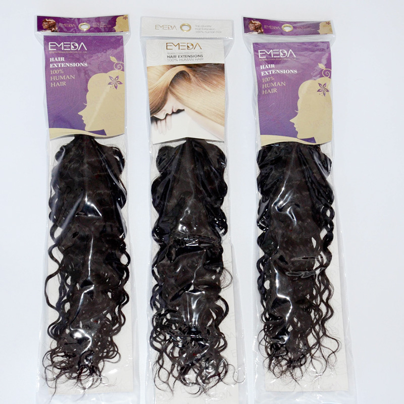 Natural Wave Loose Wave Virgin Human Hair weft Unprocessed Curly Hair Extensions YL331